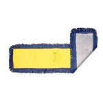 Knuckle Buster Microfiber Pocket Dust Mop Head, Yellow Back, 24" (MFDM24YL)