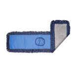 Knuckle Buster Microfiber Pocket Dust Mop Head, Blue Back, 48" (MFDM48BL)