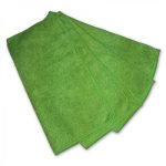 Knuckle Buster Green Microfiber Towels, 12" x 12", 12 Towels (MFMP12GN)