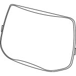 Speedglas 3M Speedglas Outside Protection Plate 9100 06-0200-52, Scratch Resistant, 10/Bag (3MS-06-0200-52)