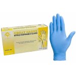 Great Glove Disposable Nitrile Gloves, Small, Blue, 100 Gloves (GLOVE-GSBN)
