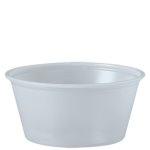 Solo 3.25 Oz Translucent Polystyrene Souffle Cup, 500/Case (12503255)