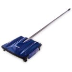 Carlisle Duo-Sweeper Multi-Surface Floor Sweeper 9-1/2" - Blue (3639914)