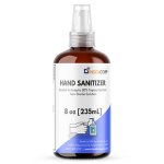  Insolcorp 8oz Mist Hand Sanitizer Spray, Vintage Amber, 6/CT (HS-008-004-MIS)