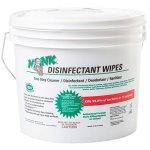 Monk Disinfectant Wipes, 800/Bucket, 8 x 6, Citrus, 2 Buckets (MON2800B)