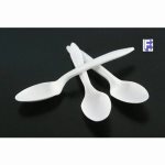 Dart Style Setter White Spoons - Medium Weight, 1,000 Spoons (FOR-3846)