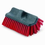 Libman Scrub Brush (Head Only), Red, 6 Brush Heads (LIBMAN 516)