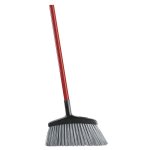 Libman Rough Surface Angle Broom, 14" Head, Red/Black, 6/Case (LIBMAN 1102)