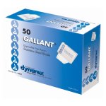 Dynarex 4251, Gallant® Surgical Prep Razor, White / Blue, 50/Box (169654_BX)