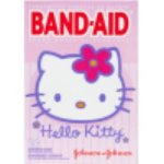 Band-Aid® Adhesive Strip, Plastic, Kid Design (Hello Kitty), 20/BX (787227_BX)