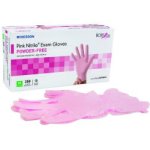 McKesson Pink Nitrile® Exam Glove, Nitrile, Pink, Small, 250/Box (1065401_BX)