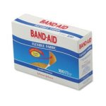 Band-Aid® Adhesive Strip, Fabric, Tan, 100/BX (115847_BX)