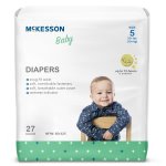 McKesson Baby Diaper, Size 5, 4/Case (1144478_CS)