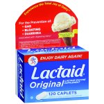 Lactaid Original Lactase Enzyme Dietary Supplement, 120 Caplets per Bottle (696219_BT)