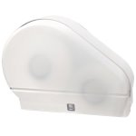 Palmer Single Jumbo Jr. Toilet Paper Dispenser with Stub, White (RD0024-03F)