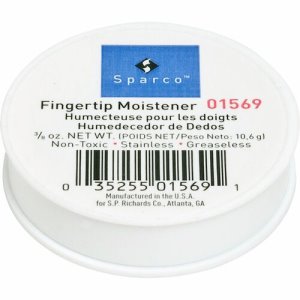 Sparco Fingertip Moistener,Odorless,Greaseless,Hygienic,3/8 oz. (SPR01569)