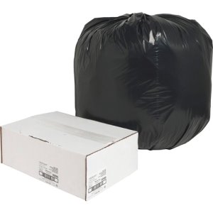 40-45 Gallon Trash Liners, Recycled, 1.65mil, 40"x46", 100 per Carton (NAT00996)