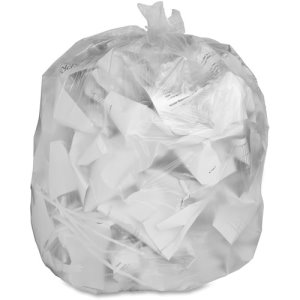 56 Gallon Translucent Trash Bags, 43x46, 14mic, 200 Bags (GJO70015)
