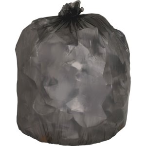 33 Gallon Black Garbage Bags, 33x39, 0.6mil, 250 Bags (GJO70419)