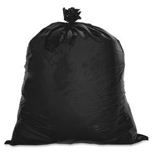 Genuine Joe 16 Gallon Black Garbage Bags, 24x33, 0.6mil, 500 Bags (GJO02148)