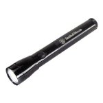 SKILCRAFT Aluminum Flashlight, w/ Belt Holster, 12/BX, Black (NSN5132663)