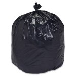 SKILCRAFT Trash Bags, 1.5 mil, 38"x60", 55-60 Gal, 100/BX, Black (NSN3862399)