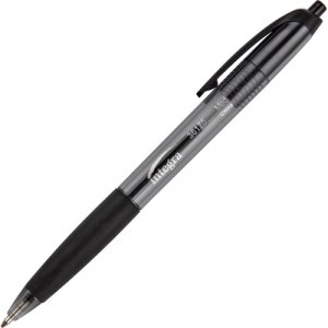 Integra Ballpoint Pen,Retract.,Nonrefillable,Med. Pt.,BK Barrel/Ink (ITA36175)