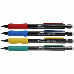 Integra Grip Mechanical Pencil, Refillable, .5mm, Assorted (ITA36152)