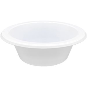 Genuine Joe Plastic Bowls, 12-oz., White, 125 Bowls (GJO10424)