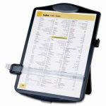 Business Source Easel Document Holders, Adjustable, 10"x2"x14", Black (BSN38950)