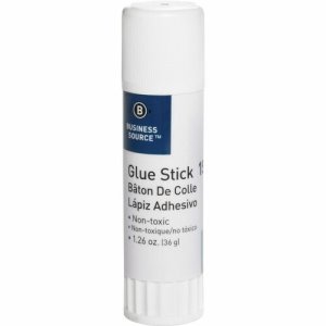 Business Source Glue Stick, Permanent, Acid-free, 1.26 oz., Clear (BSN15788)