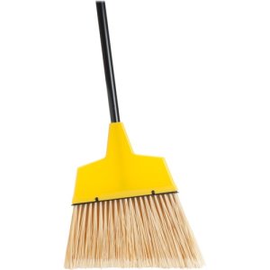Genuine Joe 47" Angle Broom, High Performance Bristles, Yellow (GJO09570)
