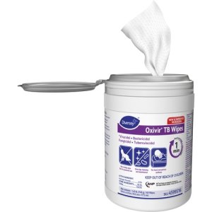 Diversey Disinfectant Wipes, 6"x7" , 160 Wipes, White (DVO4599516)