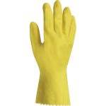 ProGuard Flock Lined Embossed Grip Latex Gloves, Large, 12 Pair (PGD8448L)