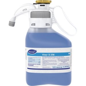 Virex II 256 Disinfectant Cleaner, Minty Scent, 1.4L, Blue (DVO5019317)