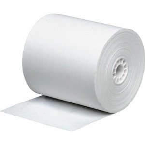 Business Source Paper, Single Ply Rolls, Bond, 3/Pack, White (BSN31820)
