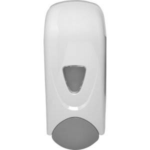 Genuine Joe Foam-Eeze 1000 ml Refillable Foam Soap Dispenser, White (GJO08950)