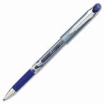 Integra Gel Stick Pen, Rubber Grip, .7mm, 1DZ, Chrome Clip, BE Ink (ITA39060)