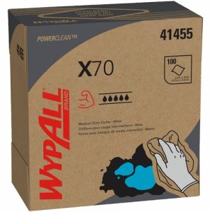 Wypall X70 Wipers, Pop-Up Box, 100 Shts, 10BX/CT, WE (KCC41455)