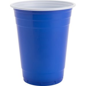 Genuine Joe 16-oz Blue Plastic Party Cups, 50 Cups (GJO11250)