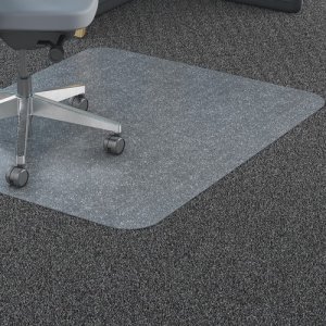 Lorell Polycarbonate Studded Chairmat, 36"x 48", Clear (LLR69703)