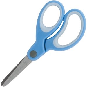 Sparco Kids Blunt End Scissors, 5", Blue Two Tone Handle (SPR39045)
