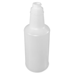 Genuine Joe Plastic Cleaning Bottle, 1 Quart, Translucent, Each (GJO85100)