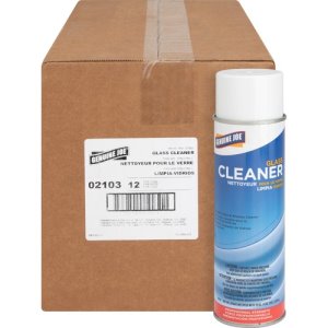 Genuine Joe Glass Cleaner, 19-oz, 12 Aerosol Cans (GJO02103CT)