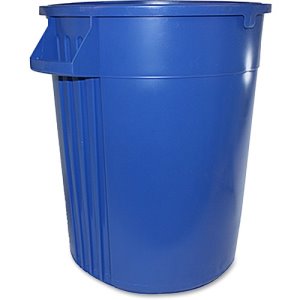 Impact Gator 44 Gallon Vented Trash Container, Blue (IMP774411)