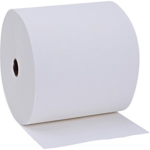 Genuine Joe Solutions 600 ft Hardwound White Roll Towels, 6 Rolls (GJO96007)