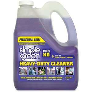 Simple Green Multipurpose Cleaner, Heavy-duty, Conc, 1 Gal, 4/CT, Clear (SMP13421CT)