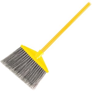 Rubbermaid Commercial Angle Broom,Regular, 10-1/2" W, 6/CT, GY (RCP637500GYCT)