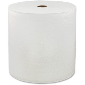 LoCor Hardwound Roll Towels, 1-Ply, 6RL/CT, White (SOL46898)