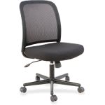 Lorell Mesh Back Armless Task Chair, Black, 1 Each (LLR83304)